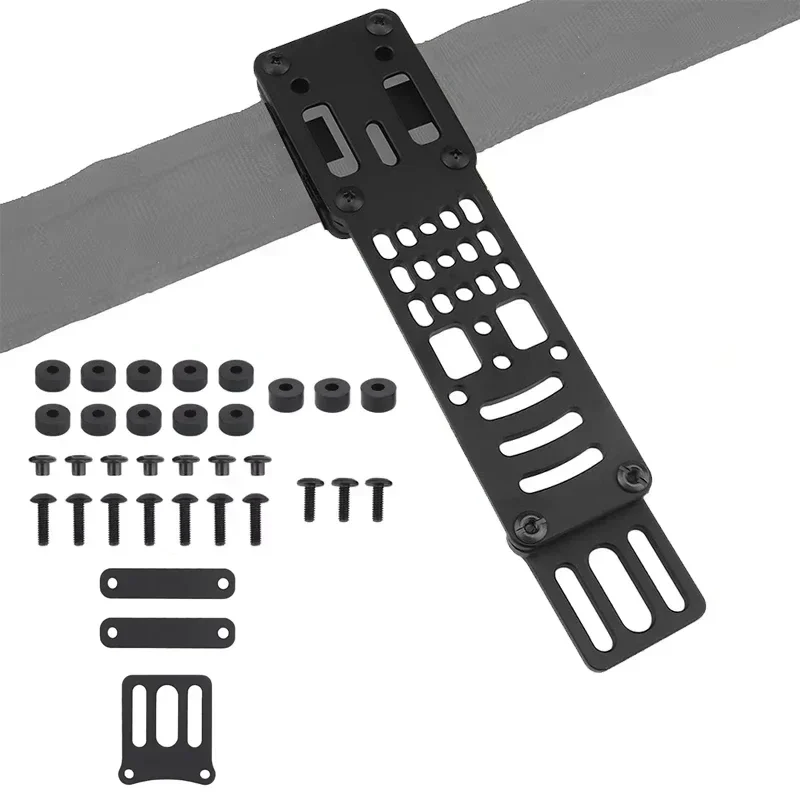 Adaptador de funda de pistola Modular de Metal táctico Compatible con plataforma QLS, banda de pierna caída, adaptador de extracción rápida para caza - imagen 5