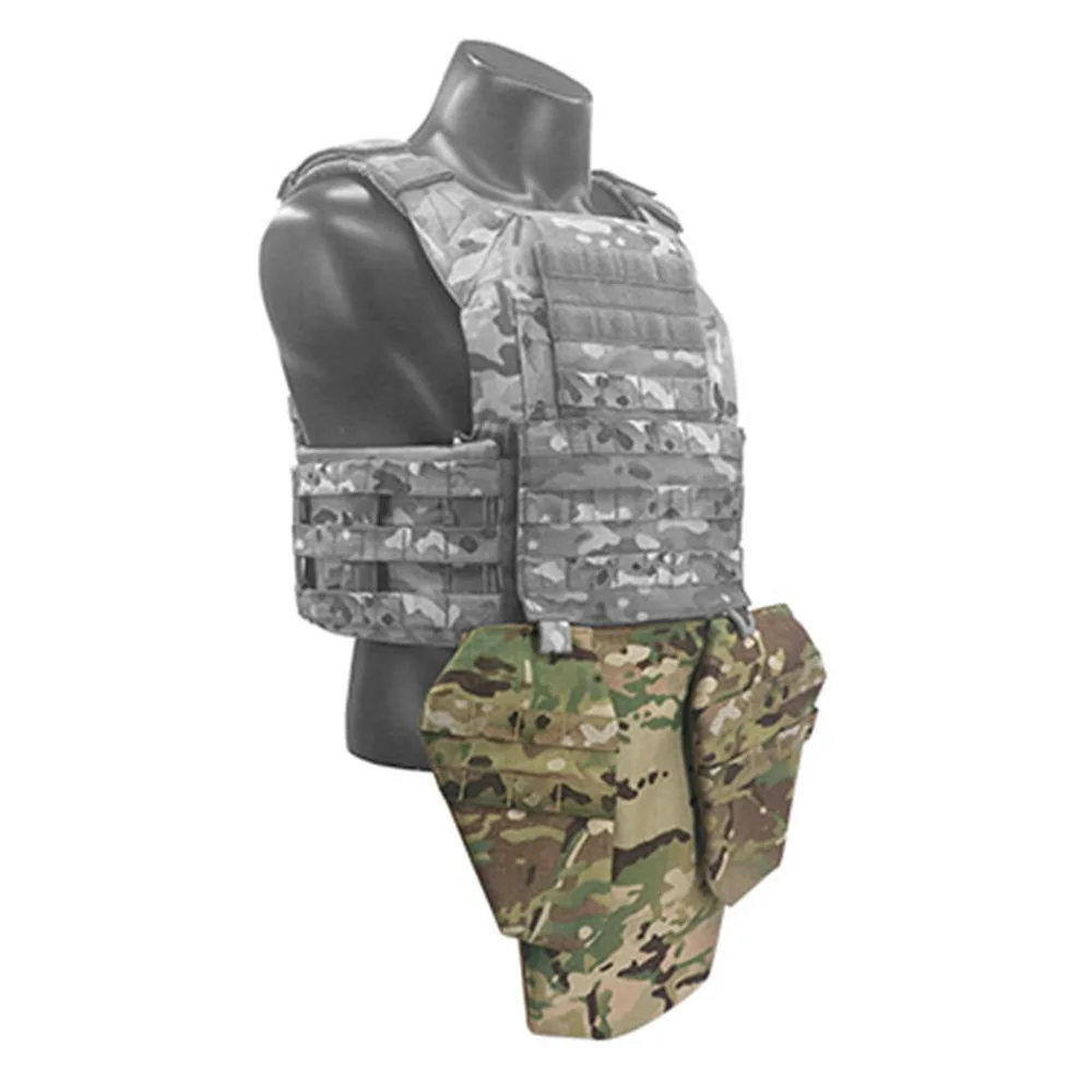 Chaleco táctico ARS, protección Universal para la entrepierna, portador de placa para exteriores, deflector MOLLE, protección del Abdomen, equipo táctico - imagen 5