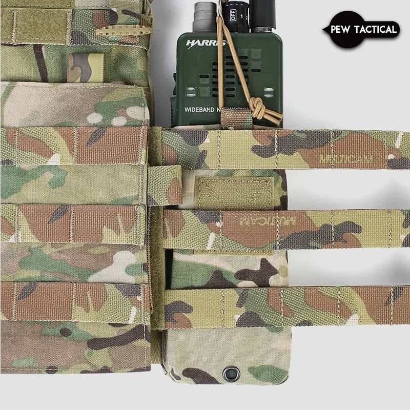 Pew táctico Cp estilo Mbitr Radio bolsa Airsoft Radio bolsa moneda ajustable - imagen 4