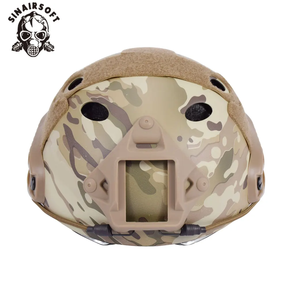 SINAIRSOFT-Casco táctico rápido con gafas Airsoft, protector deportivo ligero, caza, juego de guerra, combate - imagen 2