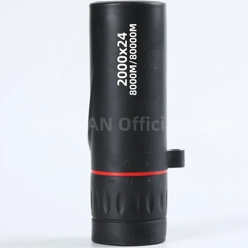 Telescopio Monocular de alta definición y gran aumento para exteriores, minitelescopio portátil de visión nocturna con poca luz