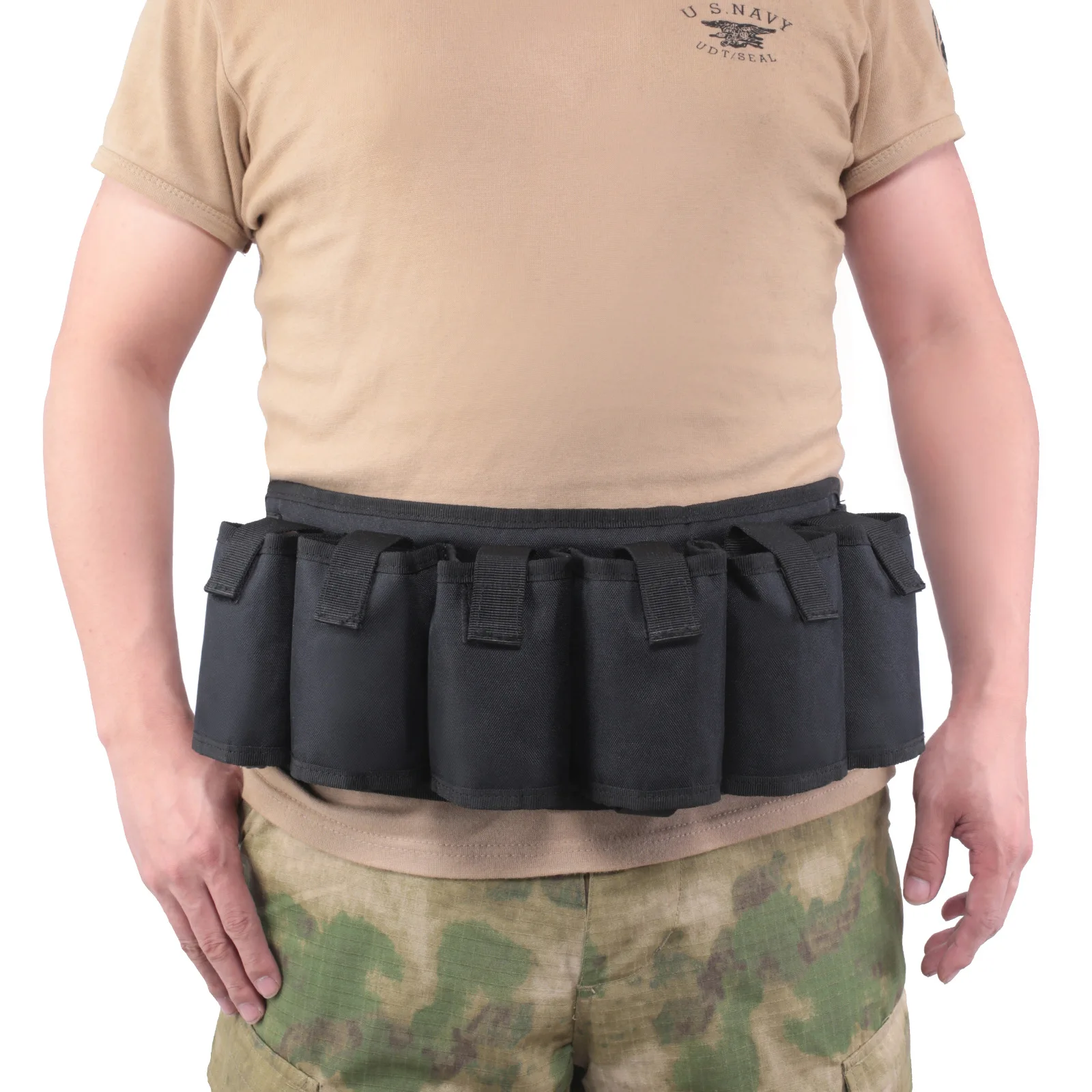 Soporte ajustable para cinturón de cerveza, bolsa de cintura Oxford para latas de bebidas, Soda y cerveza, paquete de 6 unidades - imagen 3