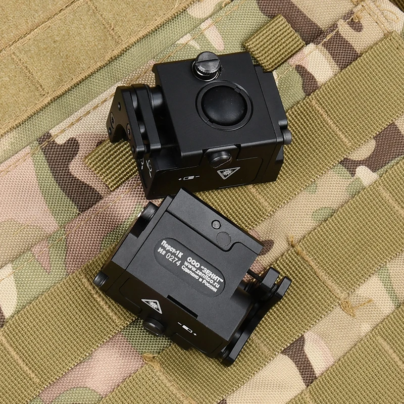 Wadsn Metal Zenitc Metal Mini PERST 1 punto verde mira puntero láser vista Airsoft caza arma luz Glock pistola 17 PEQ 15 - imagen 5