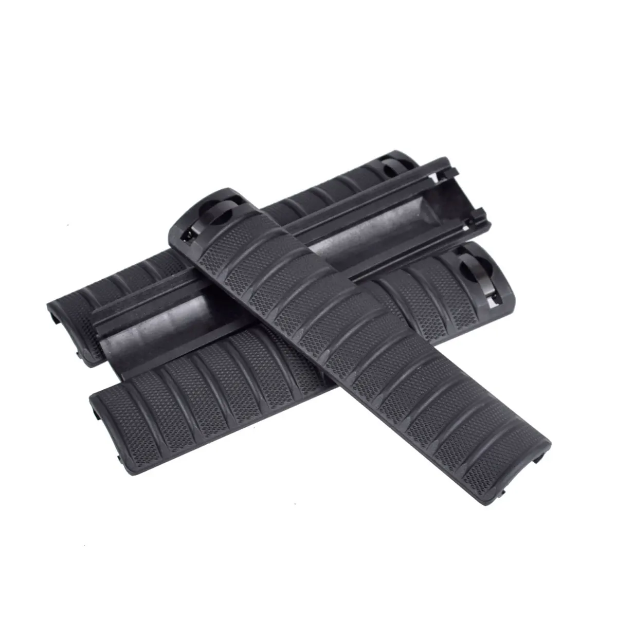 Kit de cubierta de riel KAC de armadura de caballeros de plástico y nailon táctico, accesorios para pistola Airsoft, riel Picatinny de 20mm M4 AR15 Hk416, 4 Uds. - imagen 2