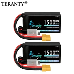 TERANTY Bateria LiPo 3S 1500mAh 11,1V 45C XT30/XT60 para RC coche