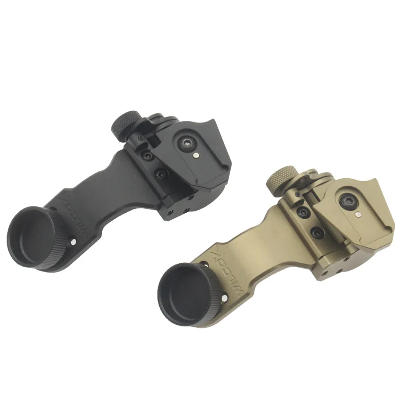 Soporte de aleación de aluminio del brazo curvo del dispositivo de visión nocturna PVS14 PVS18