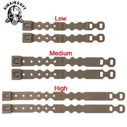 SINAIRSOFT-Clips de malicia, hebilla de nailon de liberación rápida, correa ajustable para sistema MOLLE, equipo táctico, accesorio de bolsa para revistas