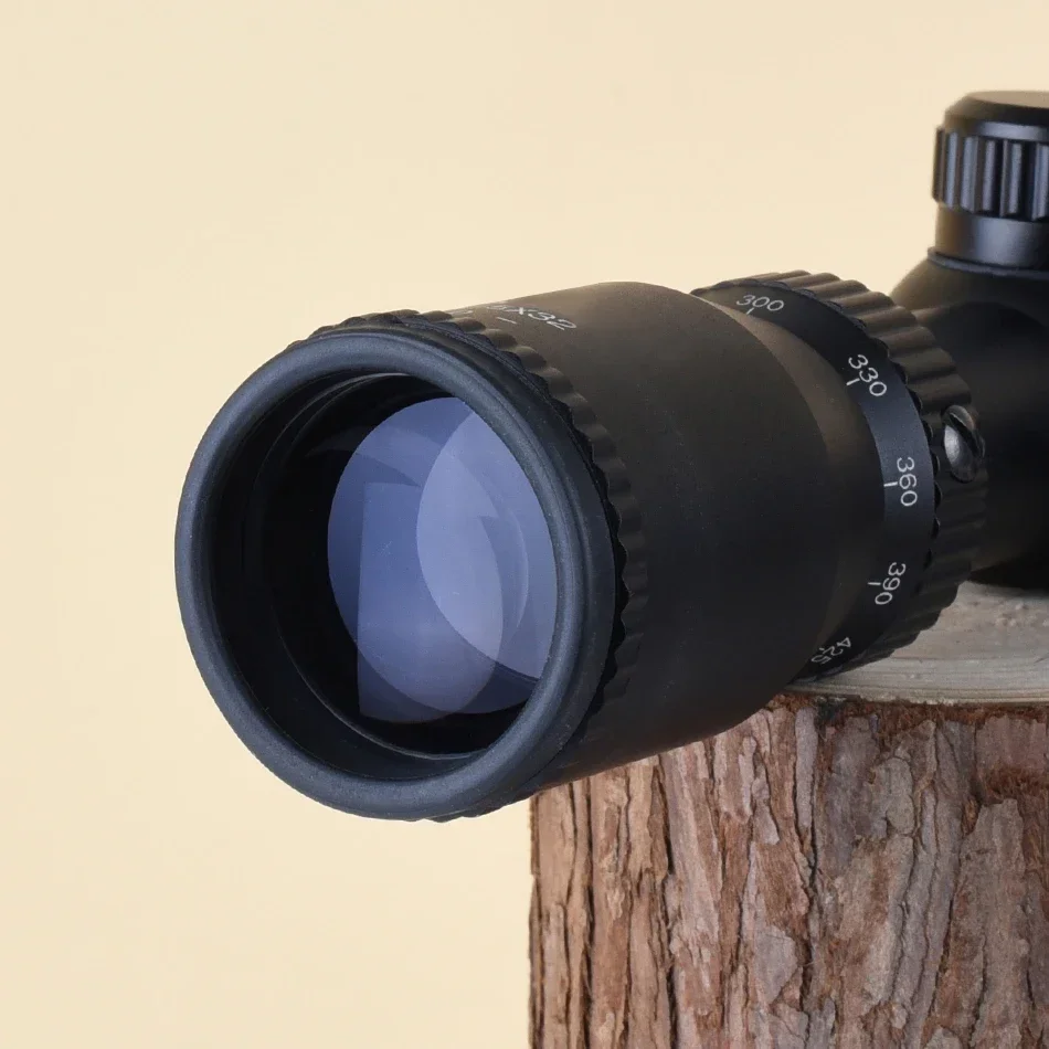 Mira telescópica de ballesta corta para caza, visor óptico iluminado, retícula, accesorios para pistola de caza, 1,5-5x32 - imagen 2