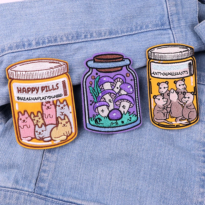 Nuevo parche bordado de dibujos animados, parche de planeta, parches para planchar para ropa, parches termoadhesivos para ropa, pegatinas de planchado de animales - imagen 5