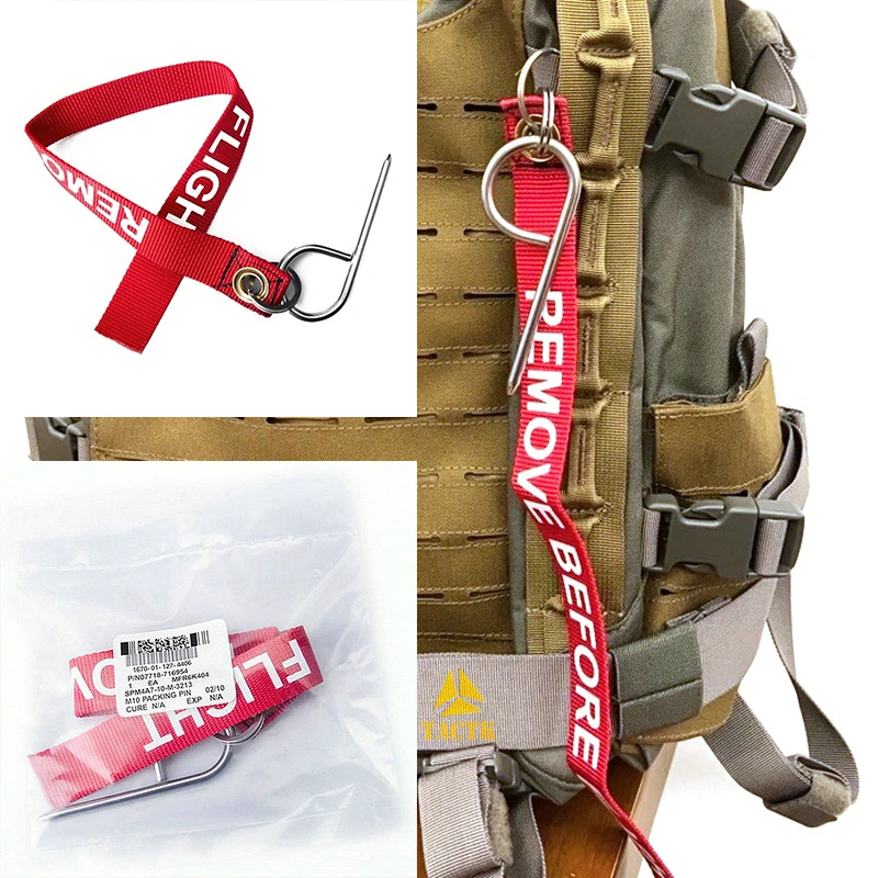 Quitar antes del vuelo Cinta Decoración de accesorios de ropa con temática de aviación