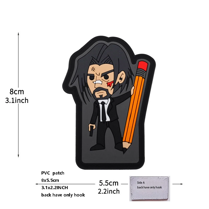 Insignia táctica PVC 3D con efecto glow para mochila - imagen 5