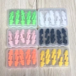 Tapones nadar silicona reutilizable adultos niños