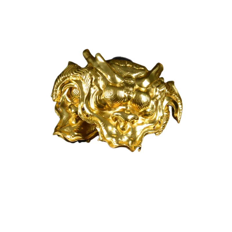 Suanni Tang Dragon Shoulder Tun, accesorios de armadura de acero inoxidable, goma de cobre, combina con - imagen 5