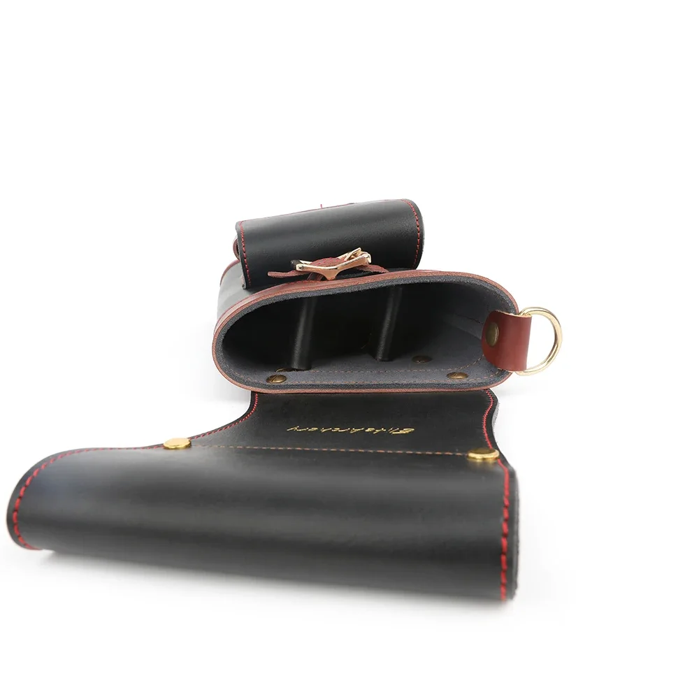 Bolsa de flecha de tiro con arco de cuero de vaca, portátil, puede sostener flechas de 20-30 piezas, mano derecha, accesorios de tiro de caza - imagen 4