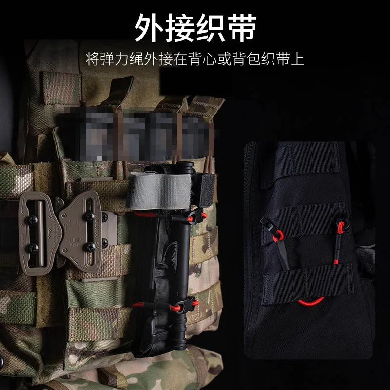 Chaleco de caza táctico multiusos, accesorios, mochila, organización, arnés de almacenamiento, correa de fijación - imagen 4