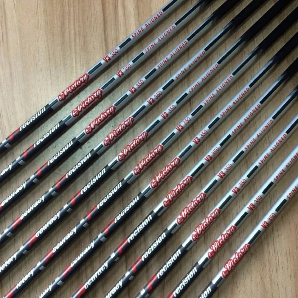 12 Uds tiro con arco flechas de carbono eje ID4.2mm columna 350-900 ID4.2mm para arco de ballesta compuesto recurvo tiro de caza - imagen 5