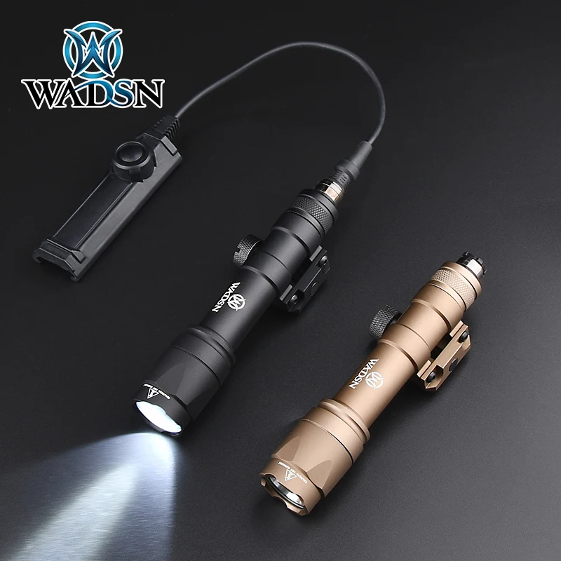 WADSN-linterna exploradora M600C, interruptor de presión Dual Functiom, Surfire M300 M600, 600lm, luz para arma, iluminación Airsoft para caza al aire libre - imagen 2