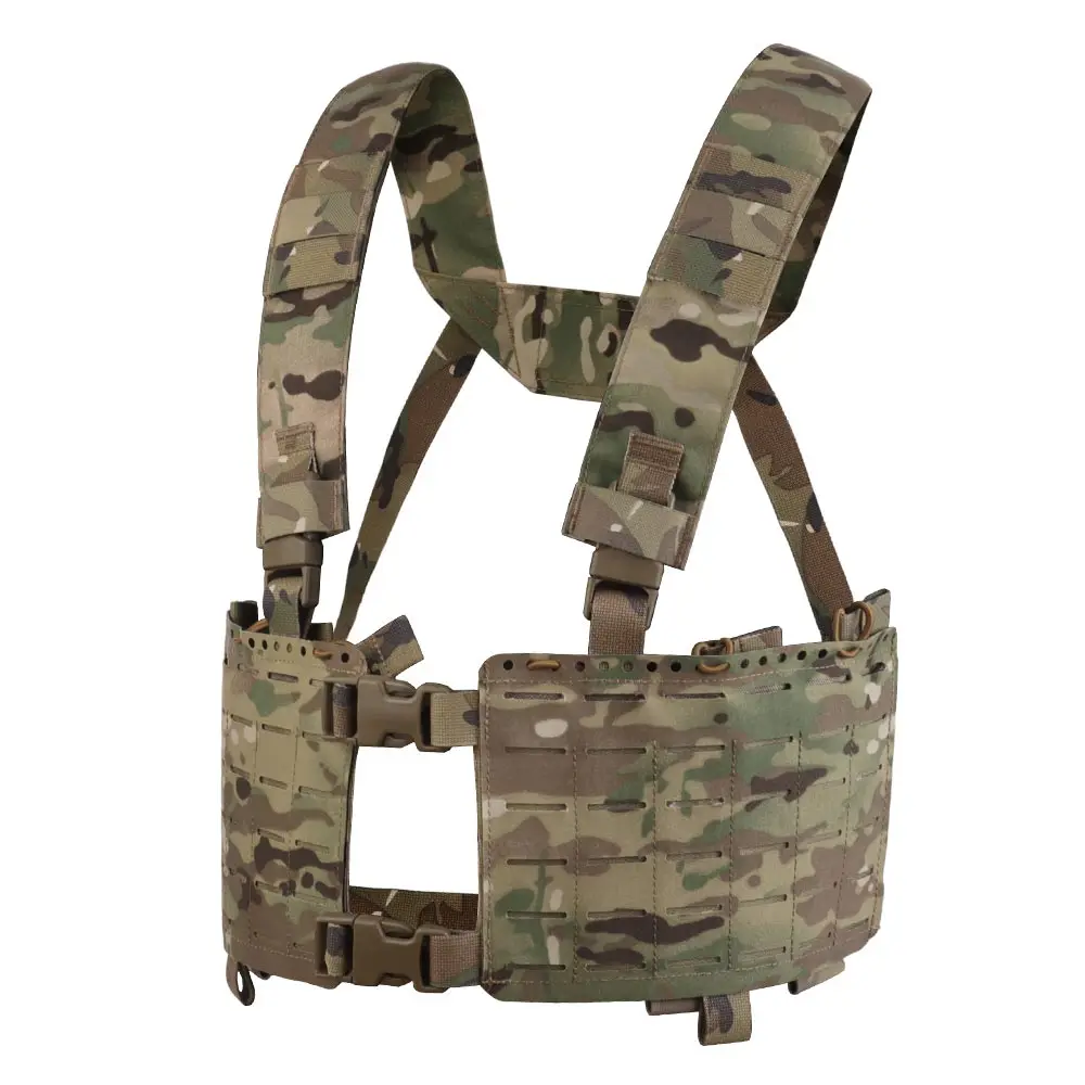 Plataforma de pecho táctica Alpha con bolsa de expansión estilo SS, liberación rápida, 34 chasis dividido, corte Molle, revista de montaje, equipo Airsoft - imagen 2