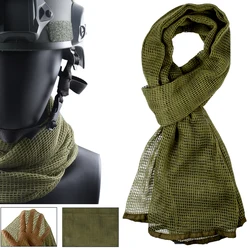 Bufanda táctica de malla camuflaje para caza y tiro