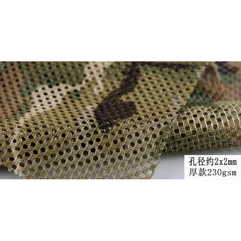 Tela de malla de camuflaje DIY engrosada, resistente al desgaste para bolsas, chalecos, fundas para casco y ropa de equipo táctico - imagen 3