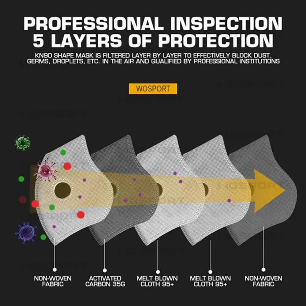 Máscara táctica con filtro reemplazable Paintball Airsoft máscara protectora media cara caza tiro mariposa máscara juego de guerra CS - imagen 3