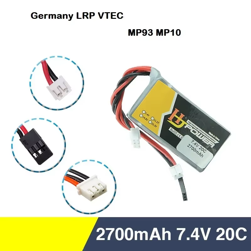 Batería LiPo recargable para emisora RC con conector Futaba - imagen 4