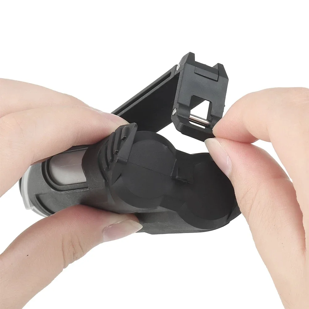 Contenedor de batería MOLLE para CR123/AAA/AA, caja de almacenamiento portátil impermeable a prueba de polvo, funda de transporte para caza Airsoft al aire libre - imagen 4