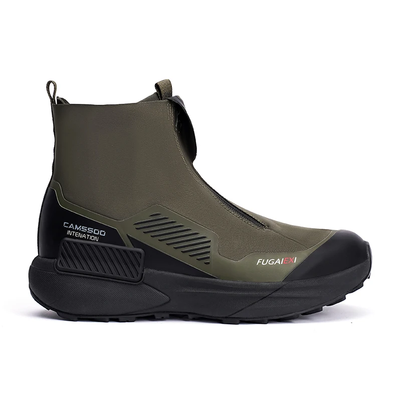 CAMSSOO zapatos de senderismo impermeables para hombre, zapatos de escalada para deportes al aire libre de invierno, botas tácticas de caza, zapatillas de Trekking cálidas de alta calidad - imagen 3