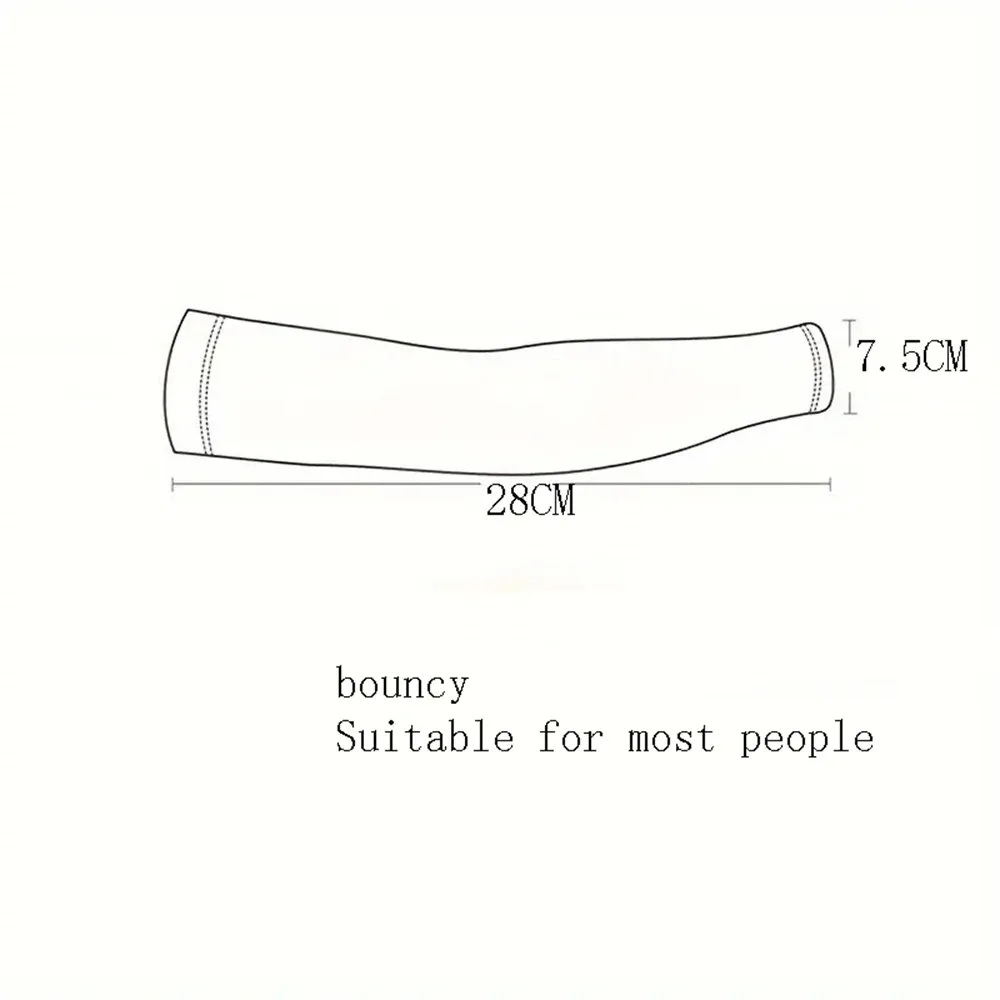 1 par de cubiertas de brazo deportivas de seda helada de verano, protector solar para ciclismo y protección UV, equipo de protección para viajes al aire libre, correr y Fitness - imagen 5