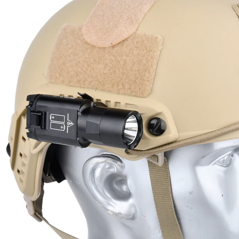 WADSN-Adaptador de luz de explorador Surefir X300 X300U para casco rápido Opscor, Riel de arco táctico Airsoft, linterna de caza, luz de casco - imagen 2