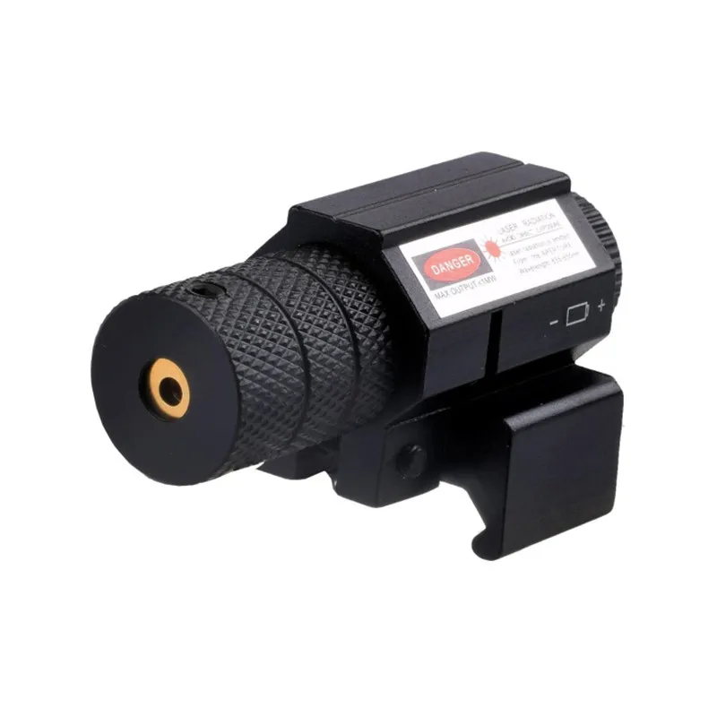 Mira láser de punto rojo, mira láser roja táctica compacta con soporte de riel para 20mm - imagen 5