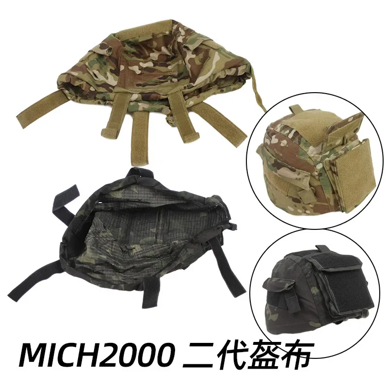 Cubierta táctica para casco MICH 2000, tela para casco, accesorios para casco de caza - imagen 3