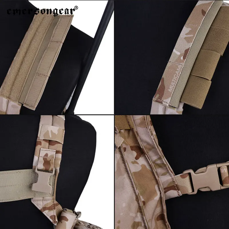 Emersongear LBT 1961A-R aparejo de pecho con bolsas para revistas Mag ligero para chaleco táctico portador de placa Airsoft caza Nylon - imagen 5