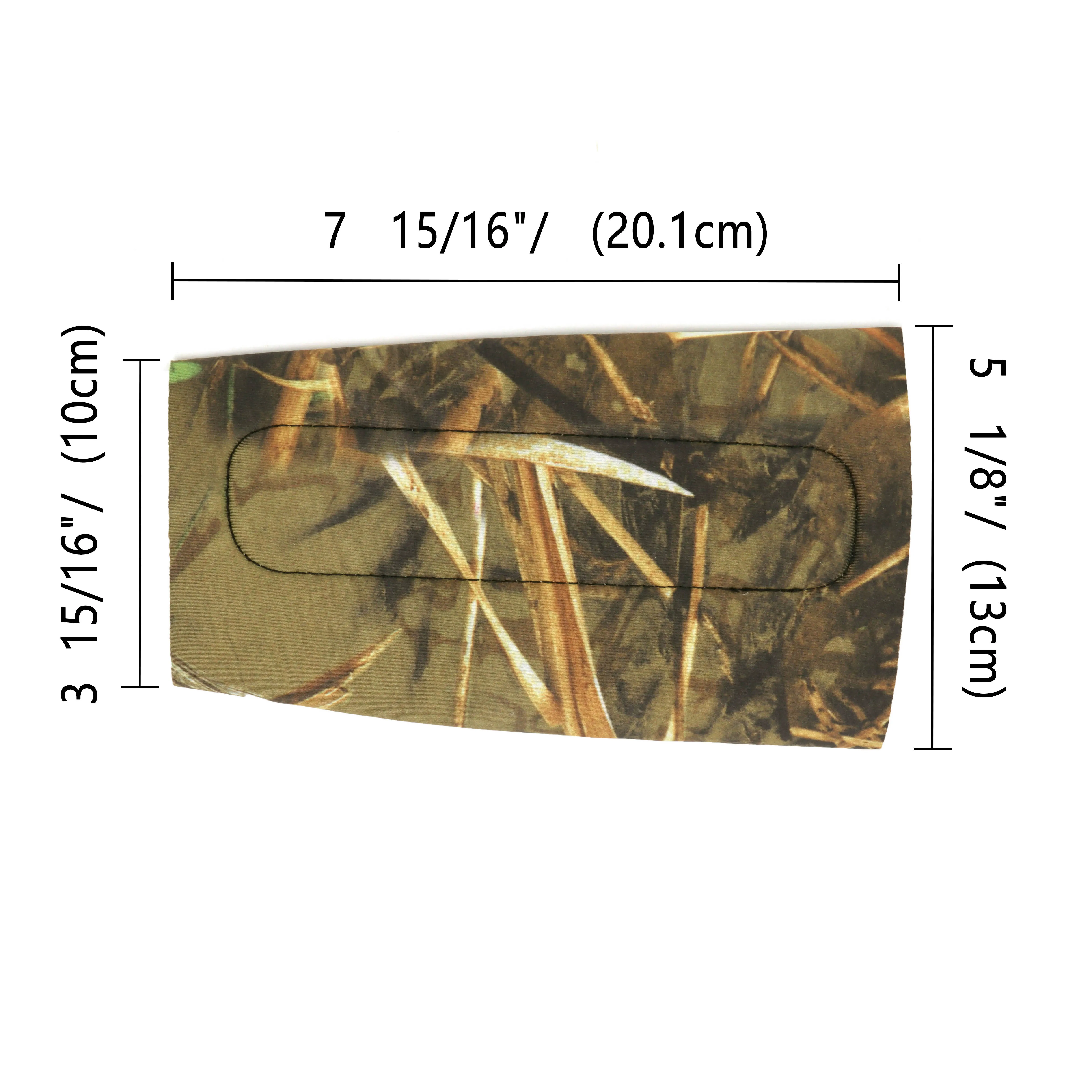 Tourbon cubierta antideslizante neopreno culata rifle camuflaje negro - imagen 4