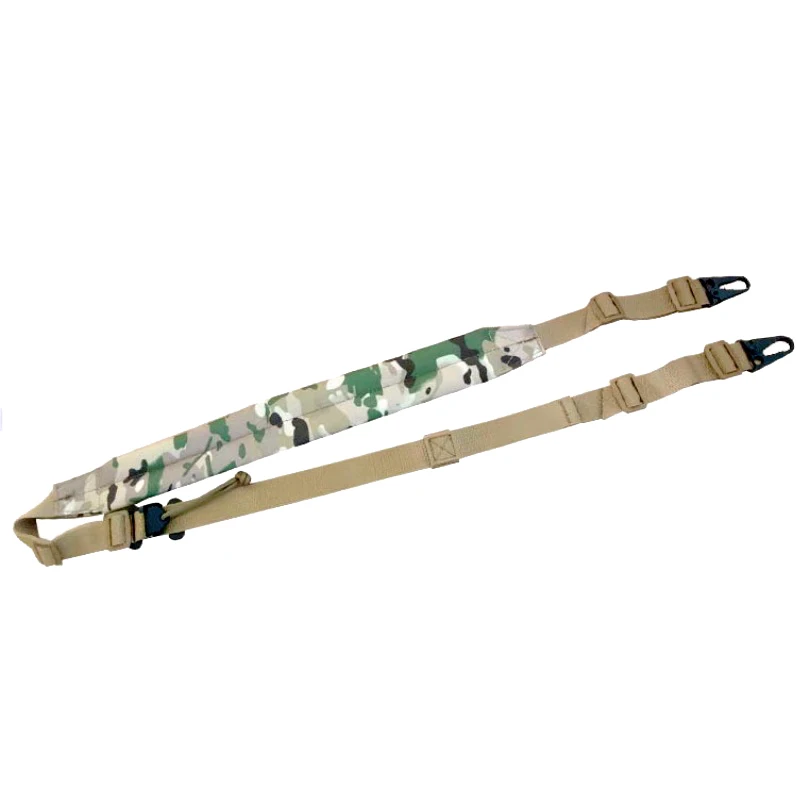 Correa de Rifle táctica de 2 puntos, correa de hombro para Rifle al aire libre, correa de hombro, hebilla de Metal, cinturón, accesorios de caza - imagen 4