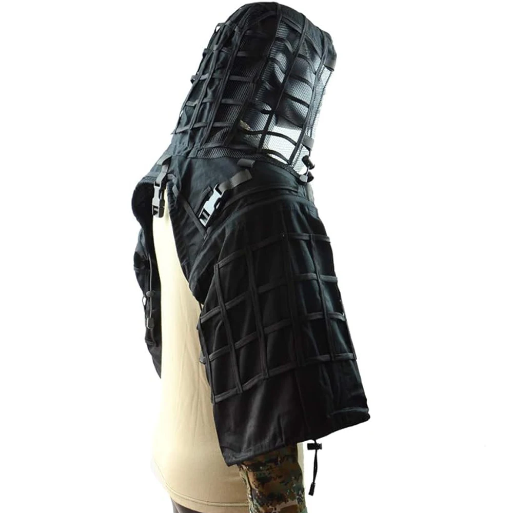 Ghillie Suit Foundation-abrigo táctico de francotirador, capuchas de Viper, ropa de camuflaje para Airsoft, Paintball, accesorios de caza, algodón - imagen 5