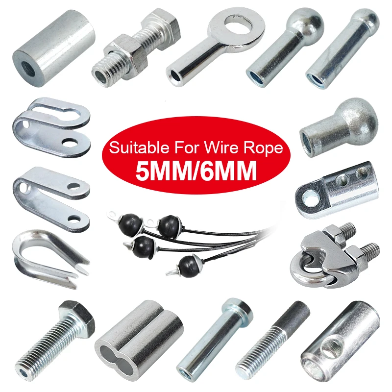 Terminales tornillo acero hueco para cable fitness resistente - imagen 3