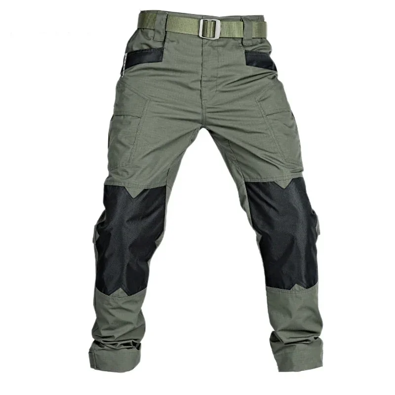 Pantalones tácticos militares para hombre, pantalones de combate, impermeables, multibolsillos, ropa informal, pantalones Cargo resistentes al desgaste, ropa de trabajo de escalada - imagen 2