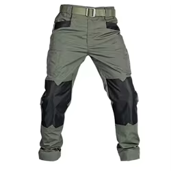Pantalones tácticos hombre impermeables ripstop con bolsillos