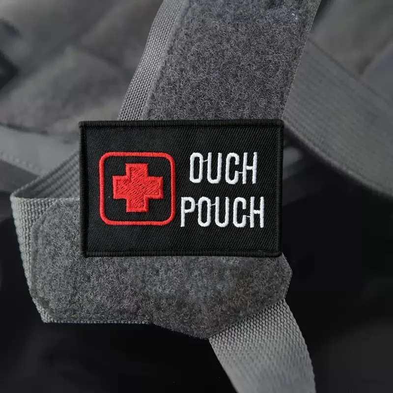 Parche bordado insignia tactica EMTs con gancho y bucle para mochila - imagen 5