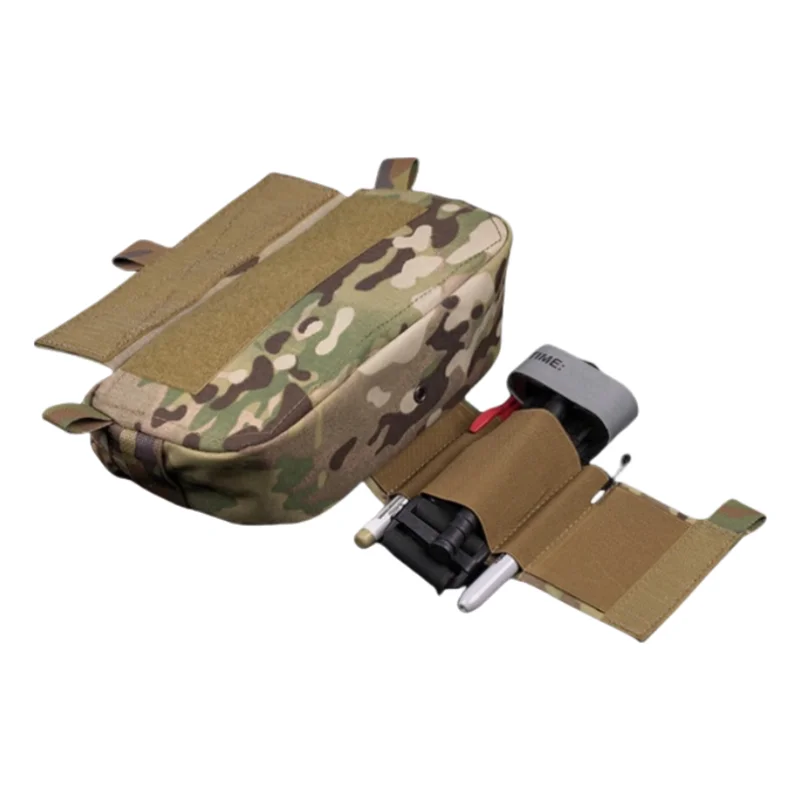 Plataforma de pierna caída compatible con MOLLE |   Sistema de expansión de chaleco de doble función |   Bolsa de utilidad para exteriores de liberación rápida - imagen 5