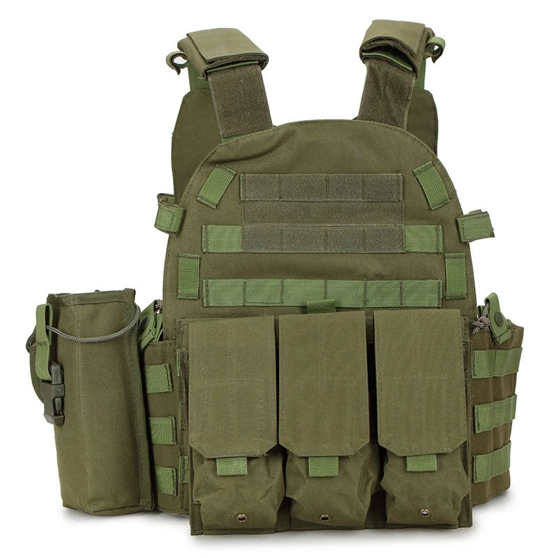 Chaleco Modular de camuflaje Molle para hombre, ropa de combate táctico de nailon, Multicam, para caza al aire libre, 6094 - imagen 3