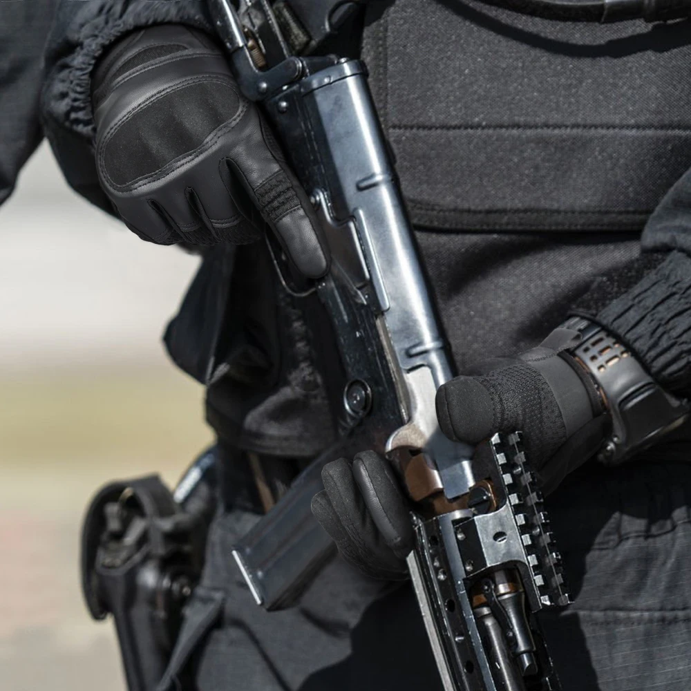 Guante de dedo completo para ciclismo para hombre, protector de pantalla táctil antideslizante para deportes al aire libre, senderismo, pesca, Fitness, Camping, equipo de protección para bicicleta - imagen 2