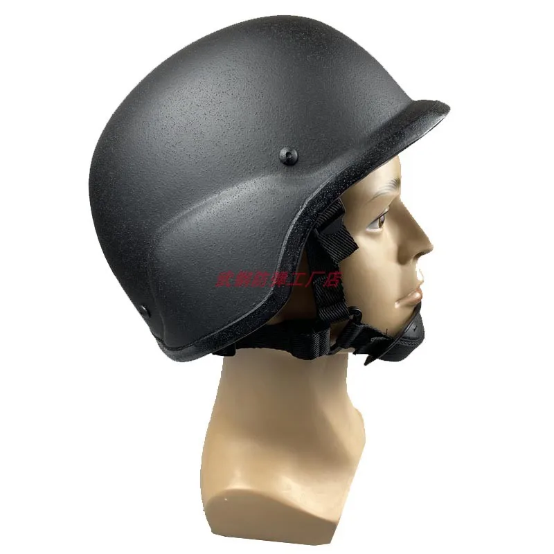 Casco táctico de aramida estilo M88 PASGT negro |   NIJ IIIA y GA2 calificados - imagen 4