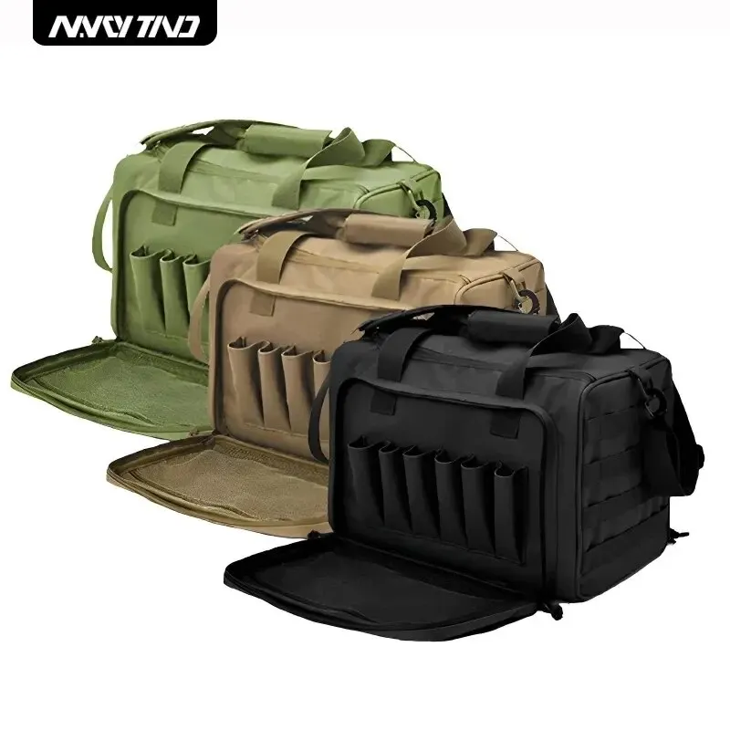 Bolsa táctica portapistolas MOLLE nailon – Estuche de hombro para tiro