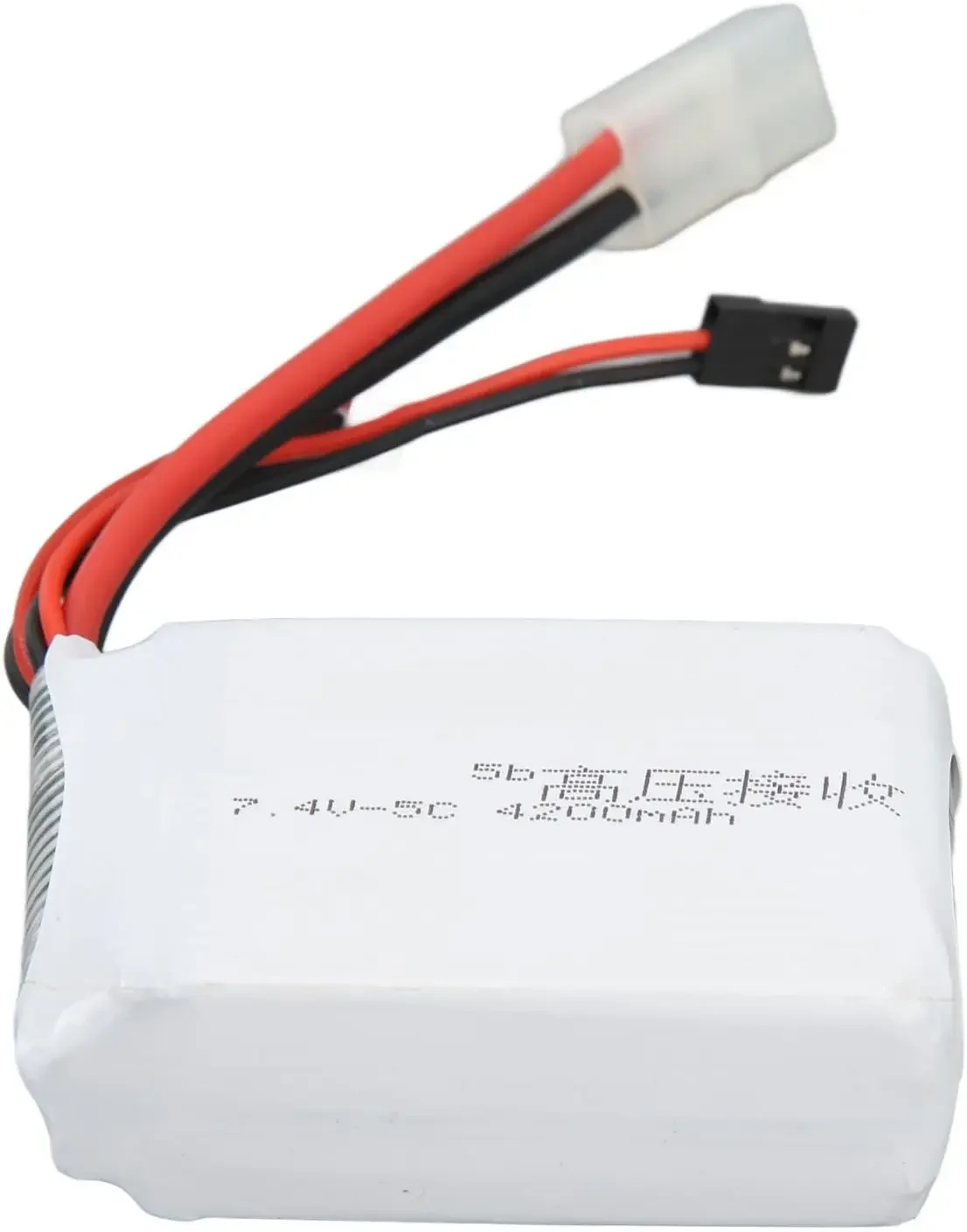 Receptor de alto voltaje de 7,4 V y 4200mAh, batería Lipo, enchufe Tamiya para ELK-RACING baja 5B 5t 5sc, accesorio de modelo de coche RC - imagen 2