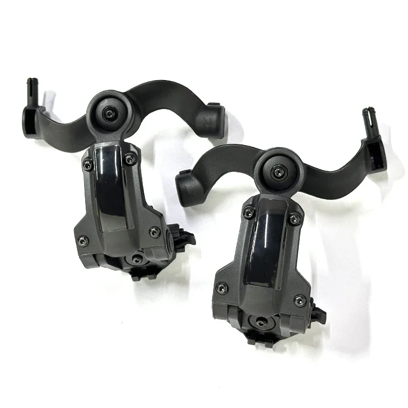 Nuevo soporte de riel para auriculares tácticos giratorio de 360 grados para auriculares Earmor en el equipo Wendy m-lok, riel para casco Ops-Core Rapid ACH - imagen 2