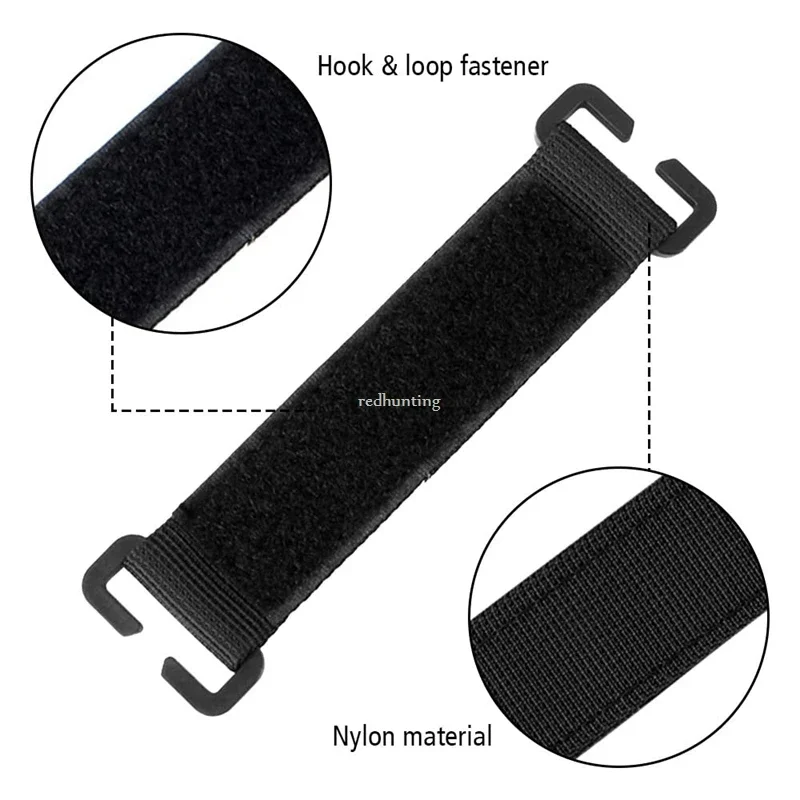 Parche táctico Molle, accesorios de caza, tira Molle para exteriores, mosquetón Molle, insignia de panel, mochila, 1/2/3 Uds.