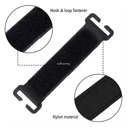 Parche táctico Molle, accesorios de caza, tira Molle para exteriores, mosquetón Molle, insignia de panel, mochila, 1/2/3 Uds.