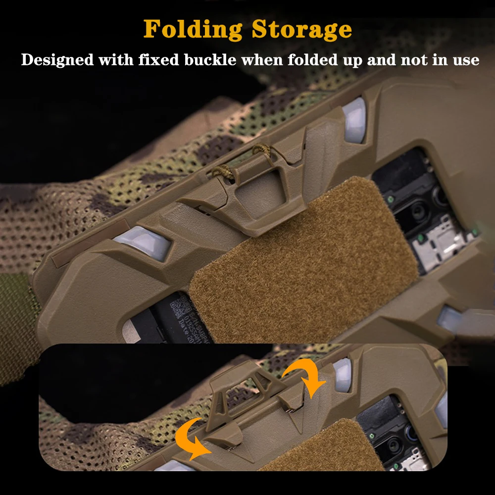 Panel porta móvil plegable con montaje MOLLE para chaleco táctico - imagen 4